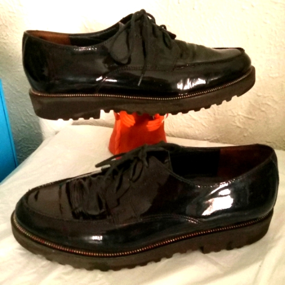 Paul Green Dancer Black Patent Loafer